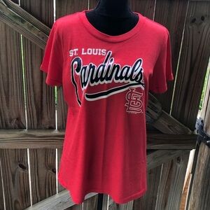 St. Louis Cardinals Red Short Sleeve T-Shirt Size XL